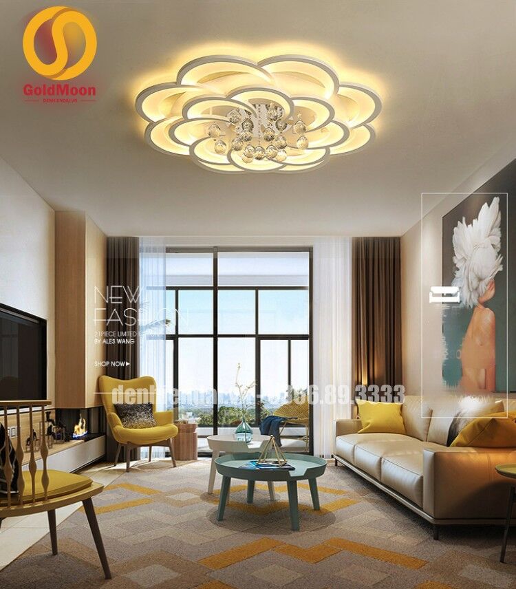 Đèn mâm ốp trần hiện đại 1067-16 4