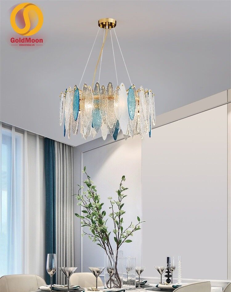 Đèn chùm pha lê phòng khách 8080 5