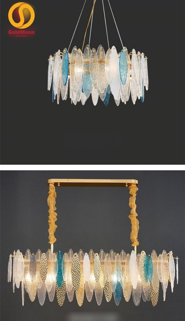 Đèn chùm pha lê phòng khách 8080 6