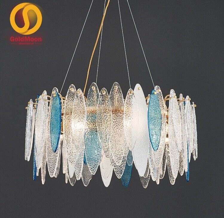 Đèn chùm pha lê phòng khách 8080 8