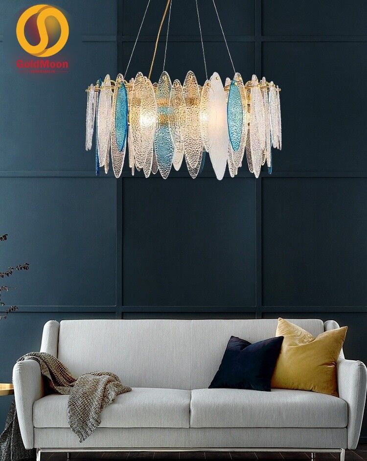 Đèn chùm pha lê phòng khách 8080 Den chum pha le trang tri phong khach gia re sang trong 8080 10