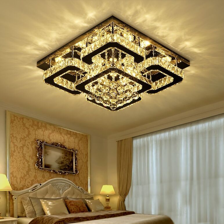 Đèn mâm pha lê ốp trần 29204 1