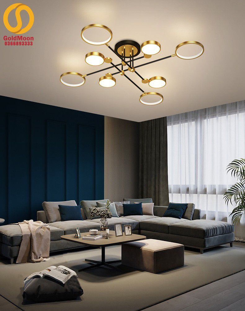 Đèn mâm ốp trần hiện đại 18006-8T-V 5