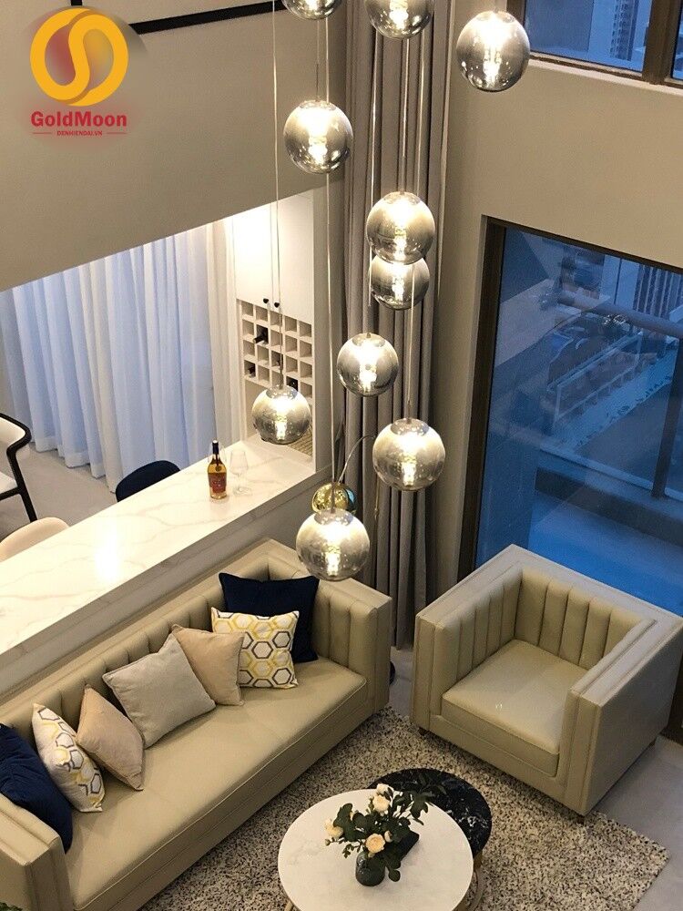 Đèn thả thông tầng hiện đại 3908 8