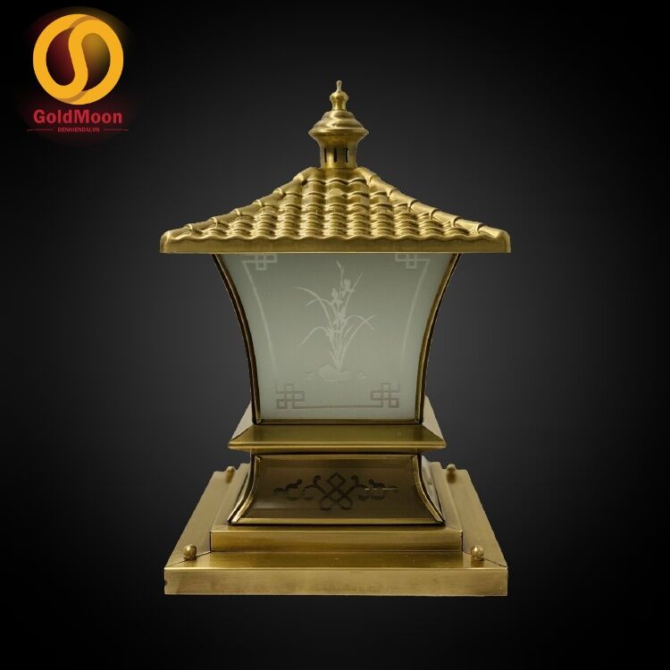 Đèn trụ cổng đồng cao cấp TC5060 1