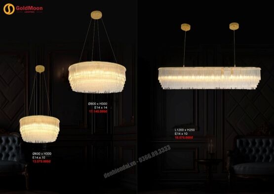 Đèn chùm pha lê cao cấp GMT1100T Den chum pha le cao cap gmt1100 10